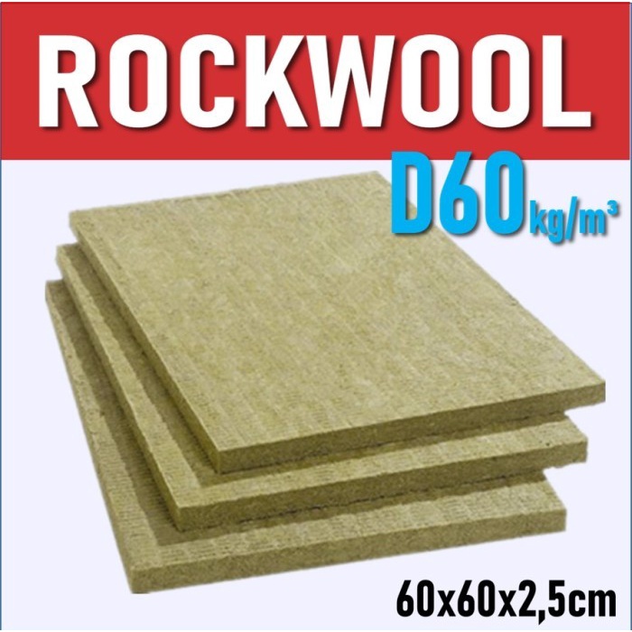 Jual Rockwool (isi 2 Lembar) Peredam Suara D40 D60 D80 D100 (60x60 Cm ...