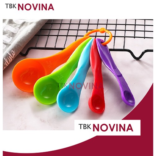 Jual Sendok Takar Set 5 In1 Warna Measuring Spoon Sendok Ukur Bumbu Tepung Air Shopee Indonesia 5520