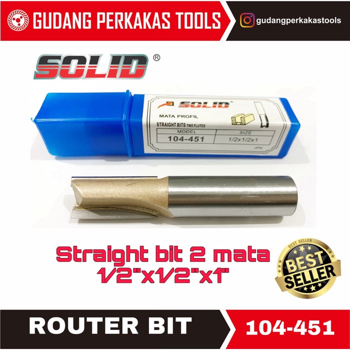 Jual SBO Mata router | mata profil 104-451 | straight bit 1/2x1/2x1 ...