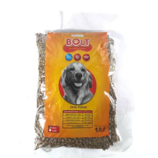 Jual Dog food bolt repack 1 kg Beef Shopee Indonesia