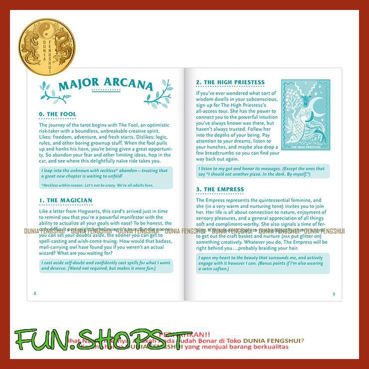 Affirmators! Jeu De Tarot - 78 Cartes Illustrées à La Main + Livret 48 Pages | Débutants, Développement Personnel, Réflexion Positive, Cadeau Bien-être