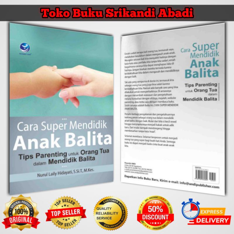 Jual Cara Super Mendidik Anak Balita, Tips Parenting Untuk Orang Tua ...