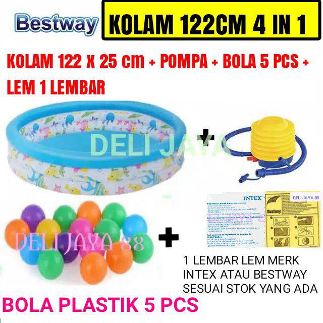 Jual Kolam Renang Bestway Ocean Life 51009 Kolam Renang Anak 122 X 25cm ...