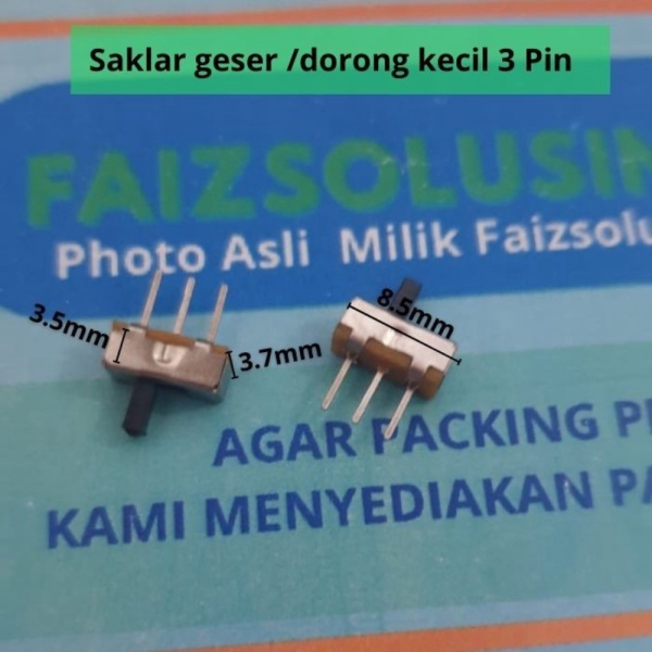 Jual Bigsale Saklar Geser Kecil Pin Spdt P T Toggle Switch Ss D