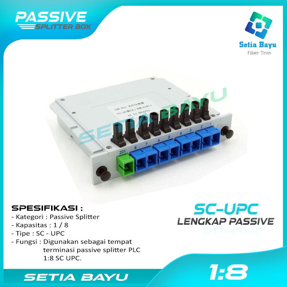 Jual Splitter Box Passive Splitter Box Sc Upc Pasif Spliter Fiber Optik Shopee