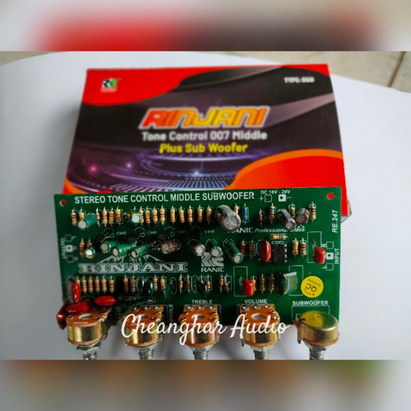 Jual Kit Tone Control Stereo Middle Plus Subwoofer 12V DC | Shopee ...