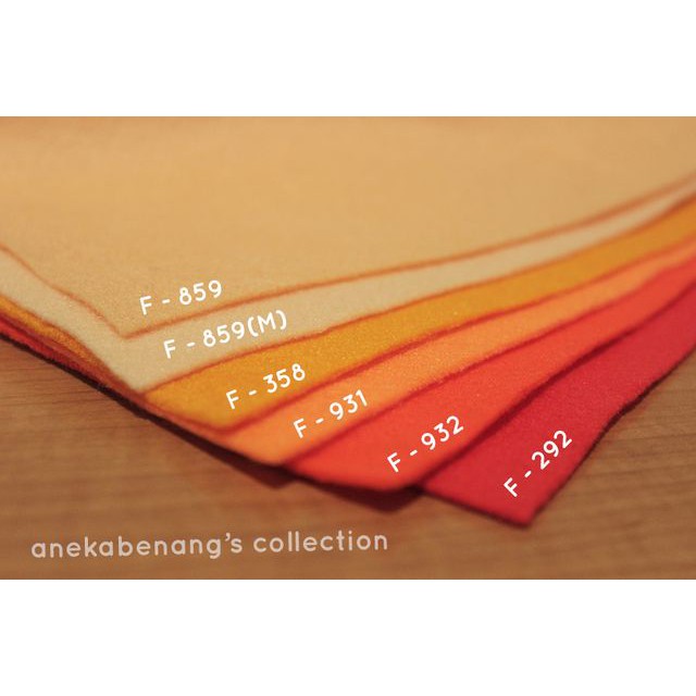 Jual Kain Felt / Flanel - Orange (50 cm x 90 cm) | Shopee Indonesia