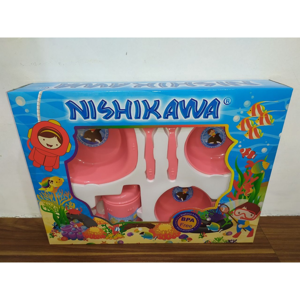 Jual Tempat Makan Bayi BPA FREE - Feeding Nishikawa Tanggung 6in1