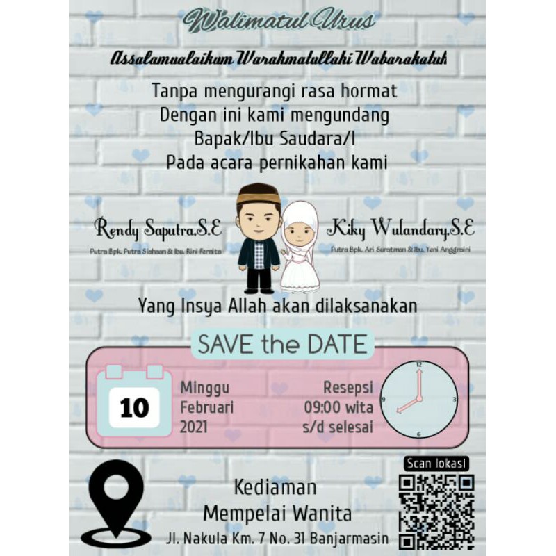 Jual Undangan Pernikahan Digital Undangan Online | Shopee Indonesia
