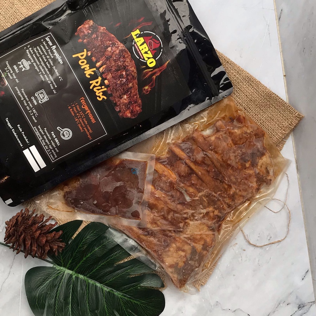 Jual Larzo Pork Ribs Frozen 250 gram | Shopee Indonesia