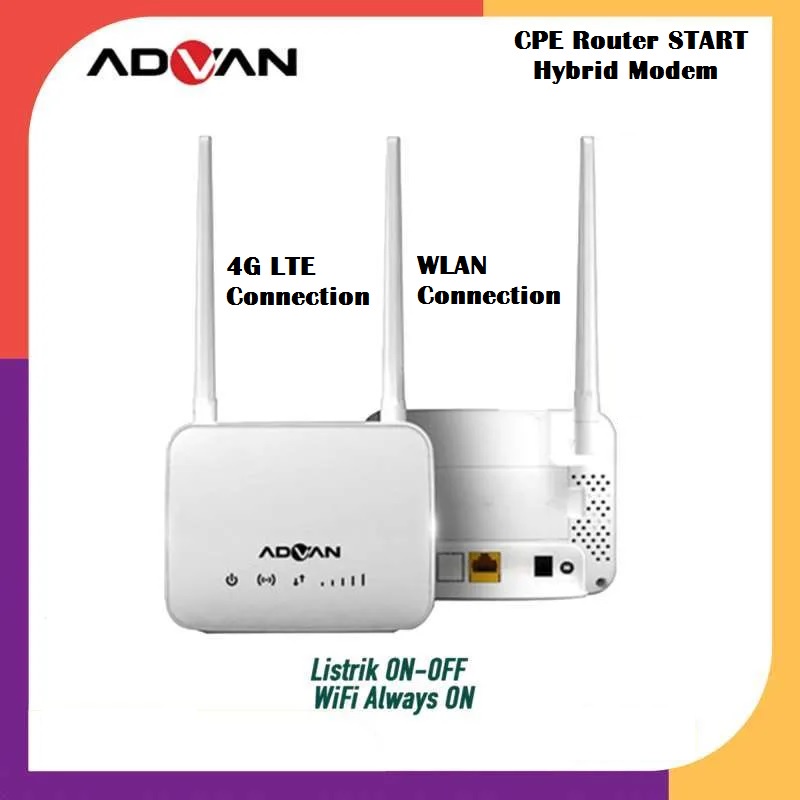 Jual Modem ADVAN CPE START - Hybrid Router 4G WLAN - Unlock All ...