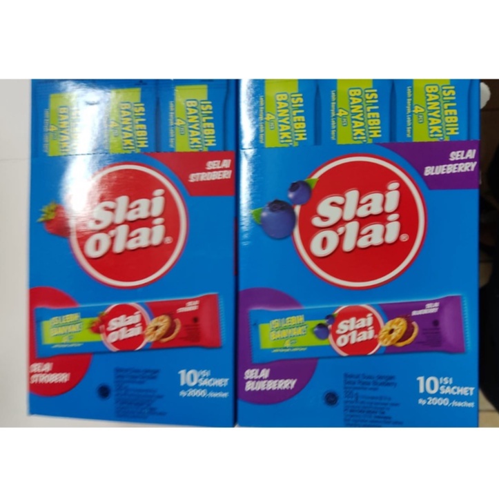 Jual Slai Olai Biskuit Buah Rasa Selai Box Isi 10pcs X 32gr Shopee Indonesia 5100