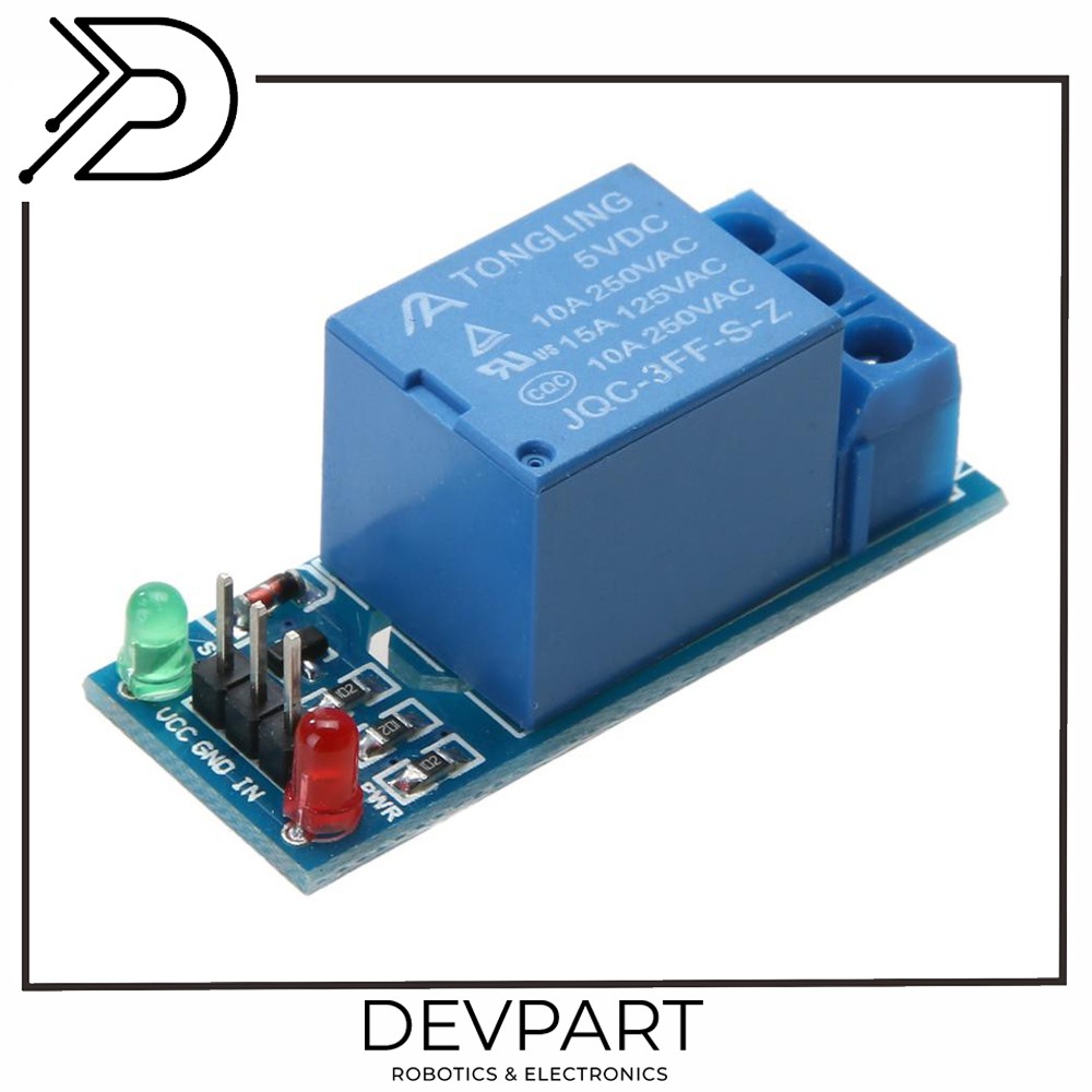 Jual Modul Relay Expansion Board 1 Channel 5V Relay Switch Module 5V DC ...