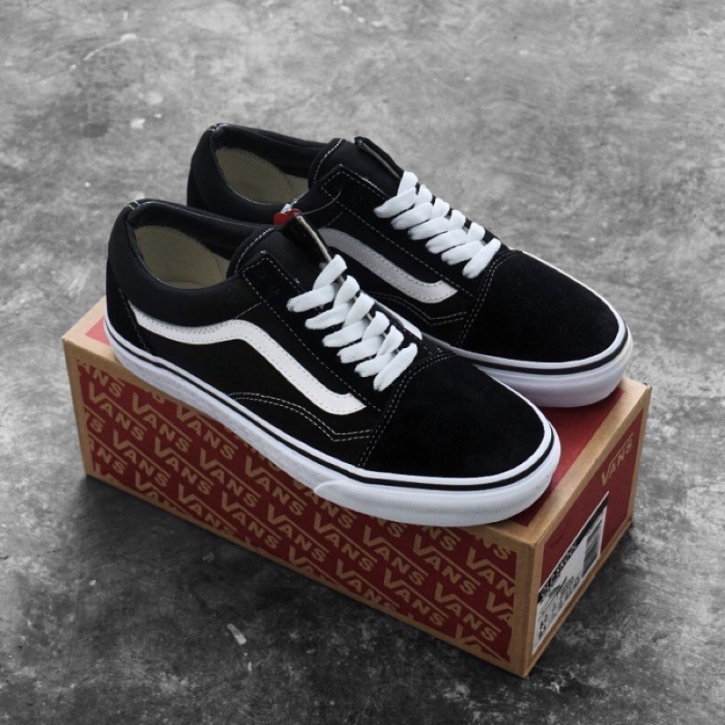 Jual Vans Old Skool Classics Black White BNIB With Tag Original Shopee Indonesia