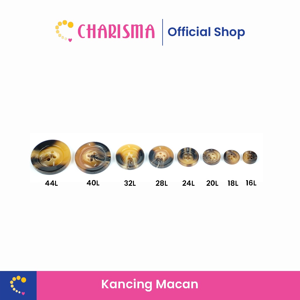 Jual Charisma Kancing Corak Macan - Tiger Patterns Button | Shopee ...
