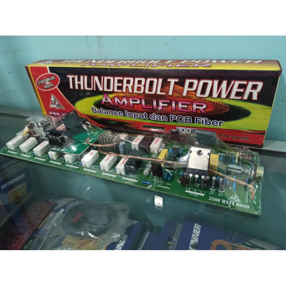 Jual POWER KIT Amplifier Audio Profesional THUNDERBOLT 2500W BALANCE