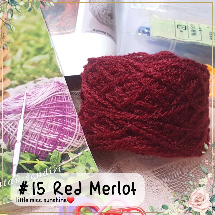 Jual Benang Siet/Breien Brayen 6 gr Rajut Merajut Seni Rajutan 44 Warna ...