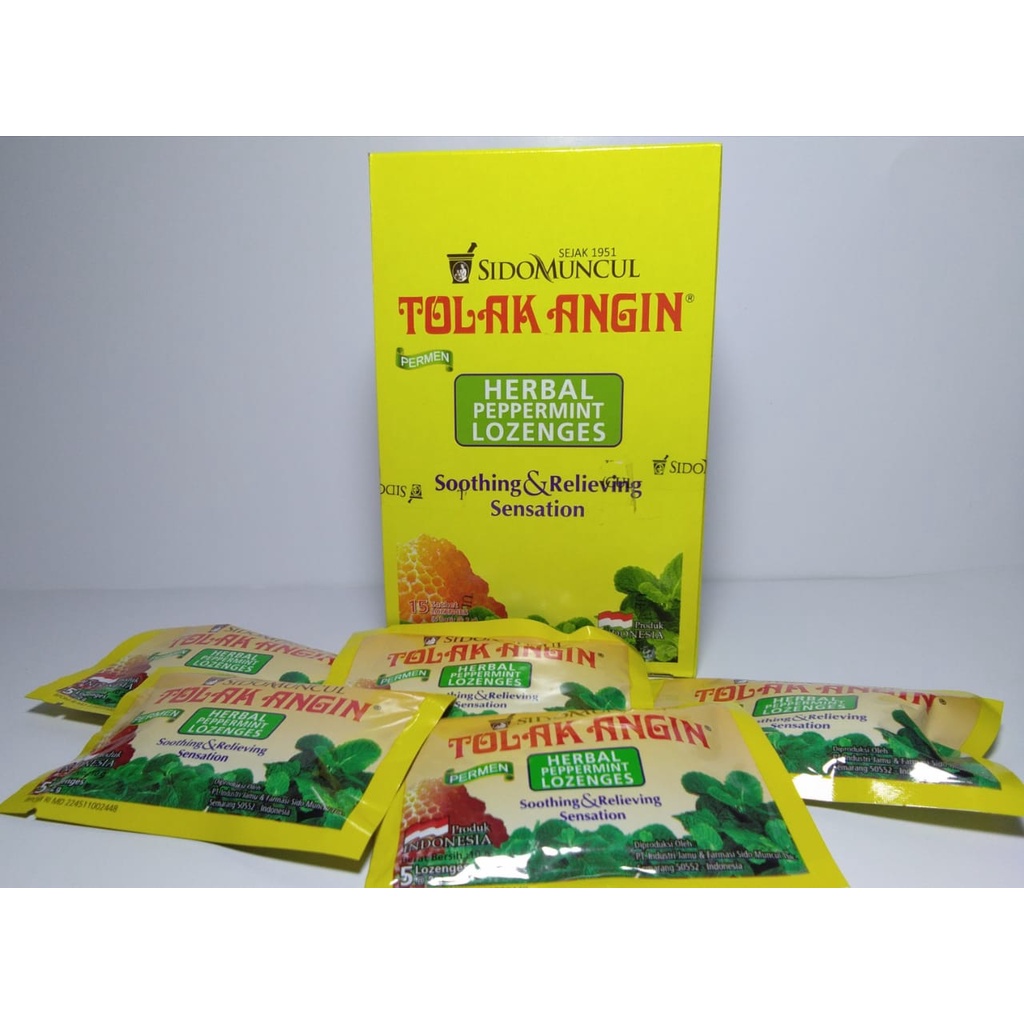 Jual Permen Tolak Angin Sido Muncul Isi 15 Sachet Shopee Indonesia