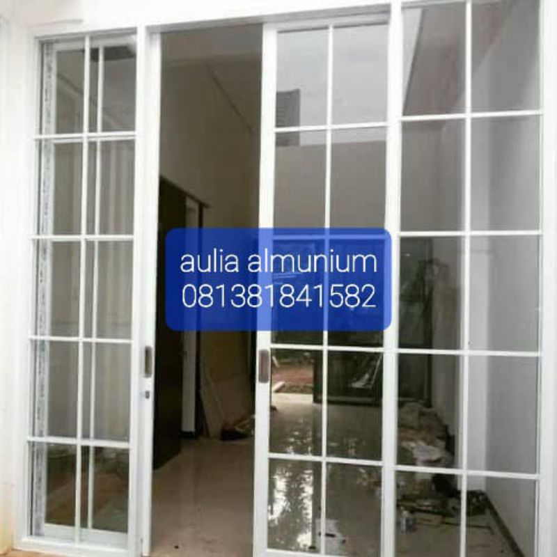 Jual Paket Pintu Sliding + Kaca Mati Aluminium Murah Gratis Ongkir ...