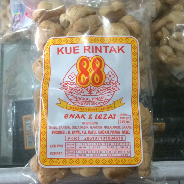 Jual KUE RINTAK 88 330gr | Shopee Indonesia