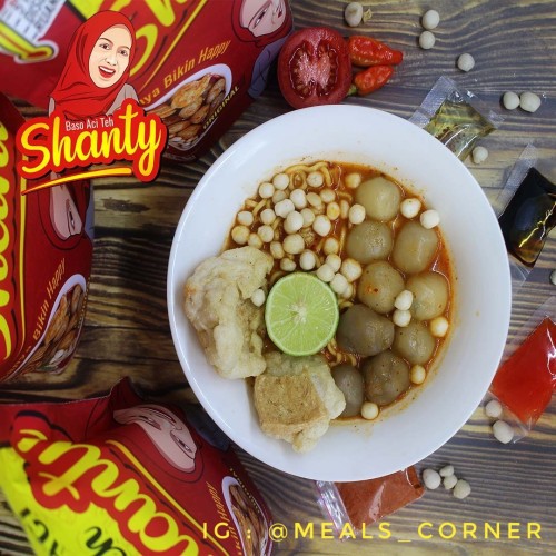 Jual [ Ninagrosir] Baso Aci Teh Shanty Original Boci Yamin Teh Shanty