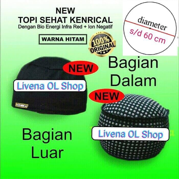 Jual Pm2 Topi Sehat Kenrical Dewasa New Original 100 Hitam Shopee Indonesia 1495