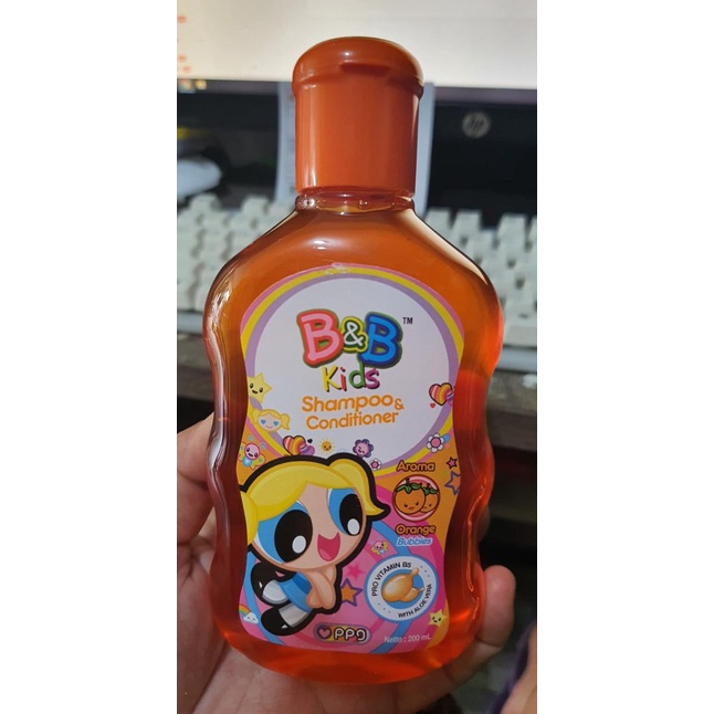 Jual B&B Kids Shampoo & Conditioner Aroma Orange 200ml | Shopee Indonesia