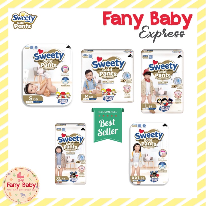 Jual SWEETY GOLD PANTS (SIZE S M L XL XXL) / POPOK CELANA
