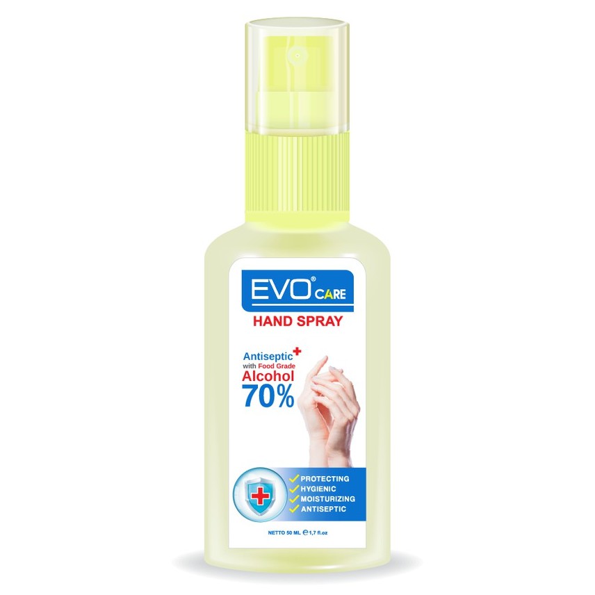 Jual Hand Sanitizer EVO CARE Hand Spray 50 ML | Shopee Indonesia