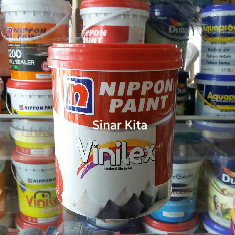 Jual Cat Tembok NIPPON PAINT VINILEX Putih 1 Kg | Shopee Indonesia