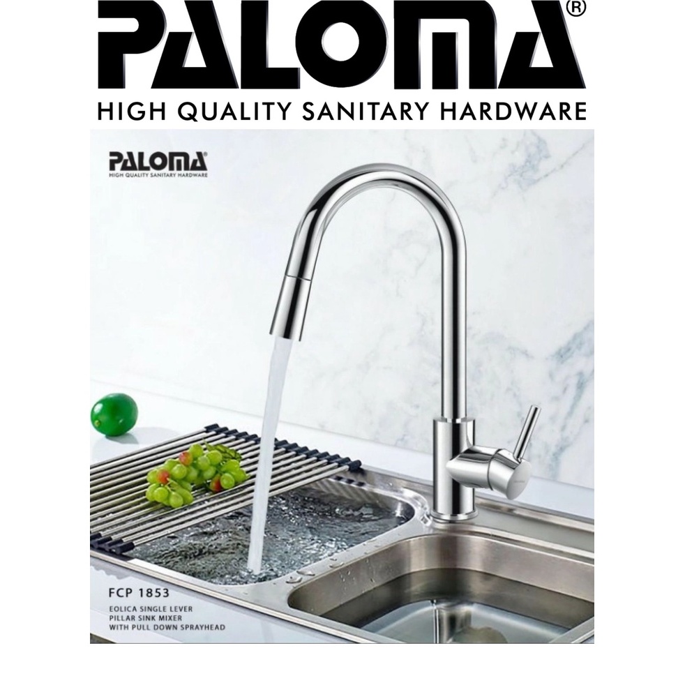 Jual PALOMA FCP 1853 KERAN WASTAFEL KRAN AIR PANAS DINGIN SINK DAPUR ...