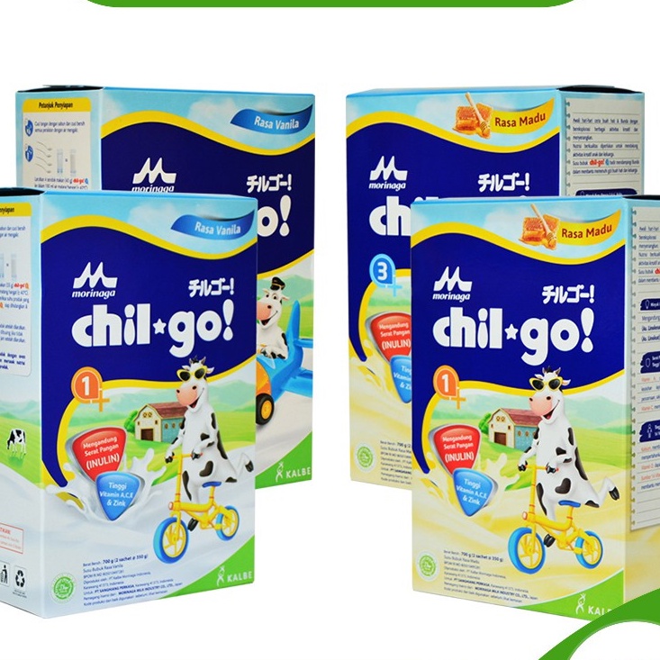 Jual MORINAGA CHIL GO POWDER 3+ VANILA / MADU 540gr ( 2x 270gr ...