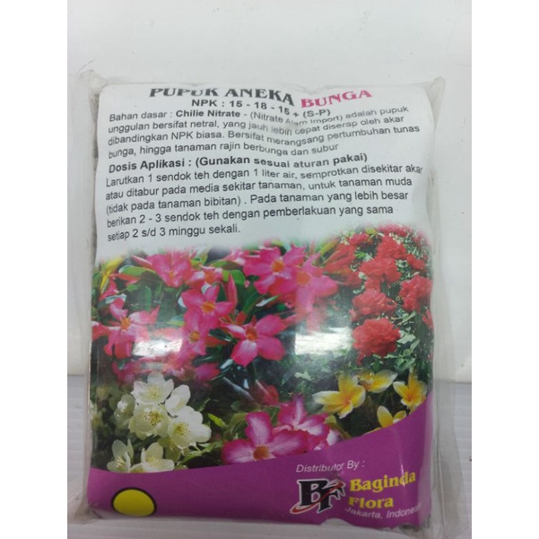 Jual Pupuk Aneka Bunga 500 Gram Untuk Tanaman Berbunga | Shopee Indonesia