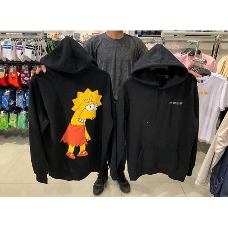 Lisa simpson not interested hoodie sale