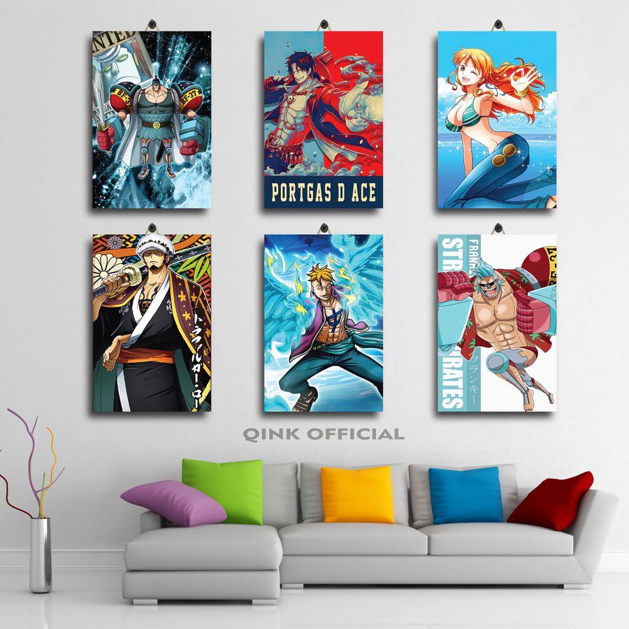 Jual 61-85 HIASAN DINDING ANIME ONE PIECE NEFERTARI VIVI NAMI 20X30