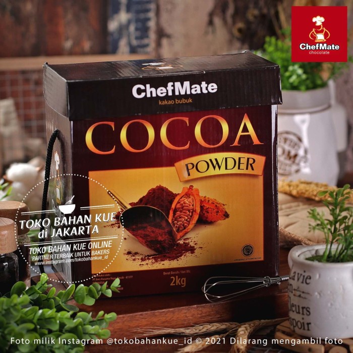 Jual Coklat Bubuk Chefmate Pure Cocoa Powder 1kg Cokelat Bubuk Coklat