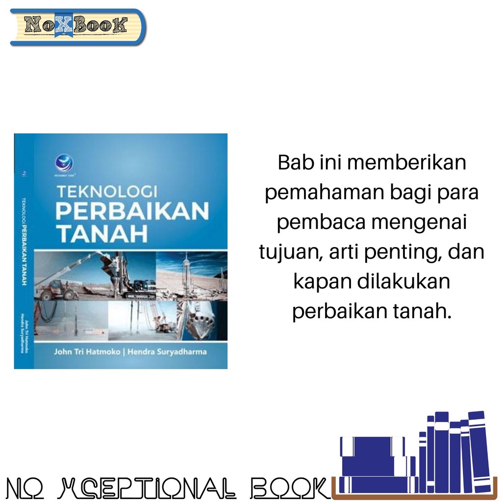 Jual Buku Teknologi Perbaikan Tanah Shopee Indonesia