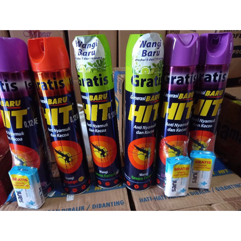 Jual hit aerosol ukuran 600+75ml | Shopee Indonesia