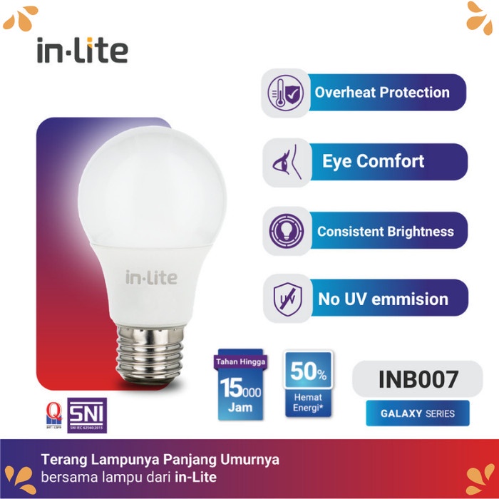 Jual INB007, in-Lite, Bohlam Lampu LED Bulb, 25 Watt | Shopee Indonesia