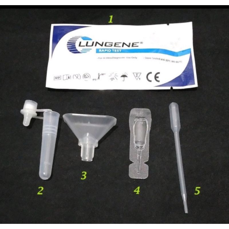 Jual Rapid Test Antigen Lungene Saliva Air Liur Alat Tes Mandiri ...