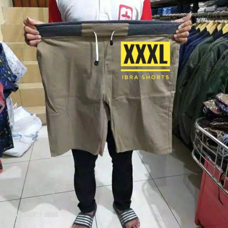 Jual Big Size Celana Pendek Chinos Pria Size Jumbo Celana Pendek Pria Dewasa Xxl Rip Karet