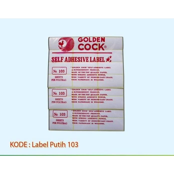 Jual Ukuran Label 103 Terlengkap & Harga Terbaru Juni 2026 | Shopee ...
