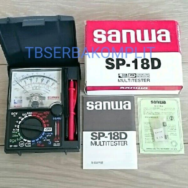 Jual Sanwa SP-18D Made In Japan Analog Multimeter Multitester Analogue ...