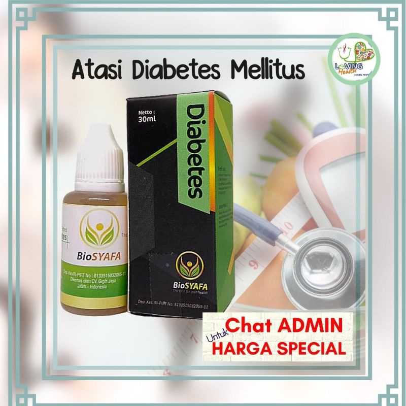 Jual TETES DIABETES BIOSYAFA BIO SYAFA PROBIOTIK SIKLUS HERBAL PALING ...
