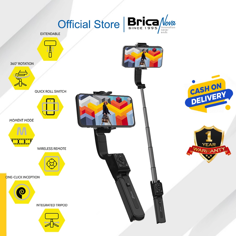 Jual Brica BSteady Q - B-Steady Q - Selfie Smart Gimbal - BSQ | Shopee ...