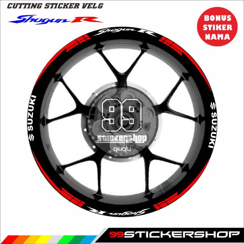 Jual stiker velg motor Suzuki SHOGUN R | Shopee Indonesia