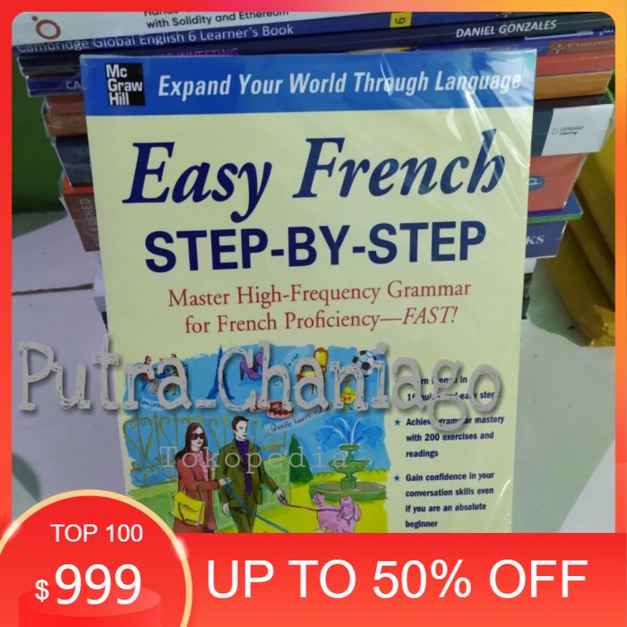 Jual buku easy french step by step shopee indonesia