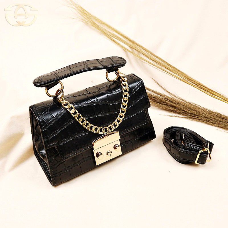 Jual PREMIUM TAS ANDIN LONG BAGUETTE TAS SELEMPANG WANITA - MICRO CROCO ...