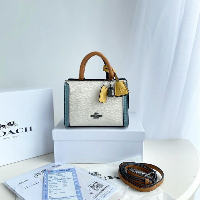 Jual COACH MICRO ZOE COLORBLOCK TAS COACH MICRO ZOE Shopee Indonesia