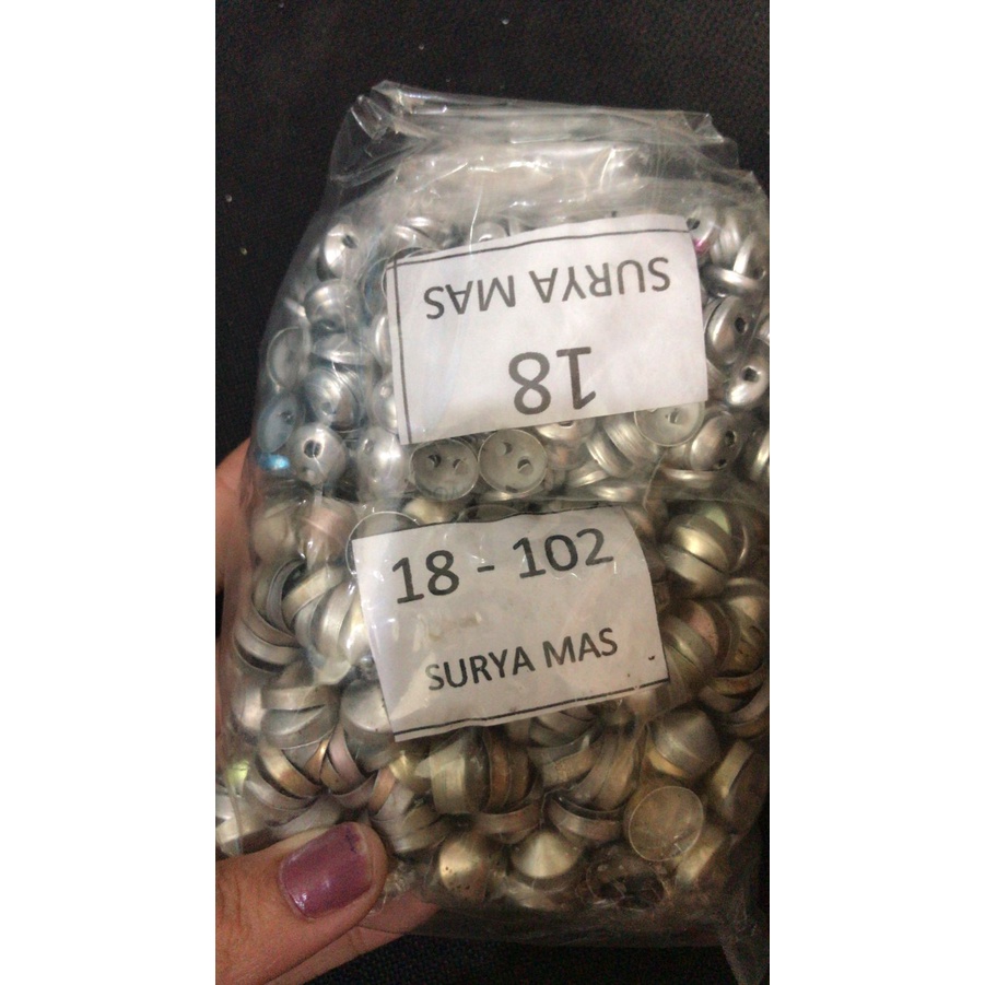 Jual Bahan Kancing Bungkus lancip/Bulat/Merk Surya Mas/BHN KC BKS ...